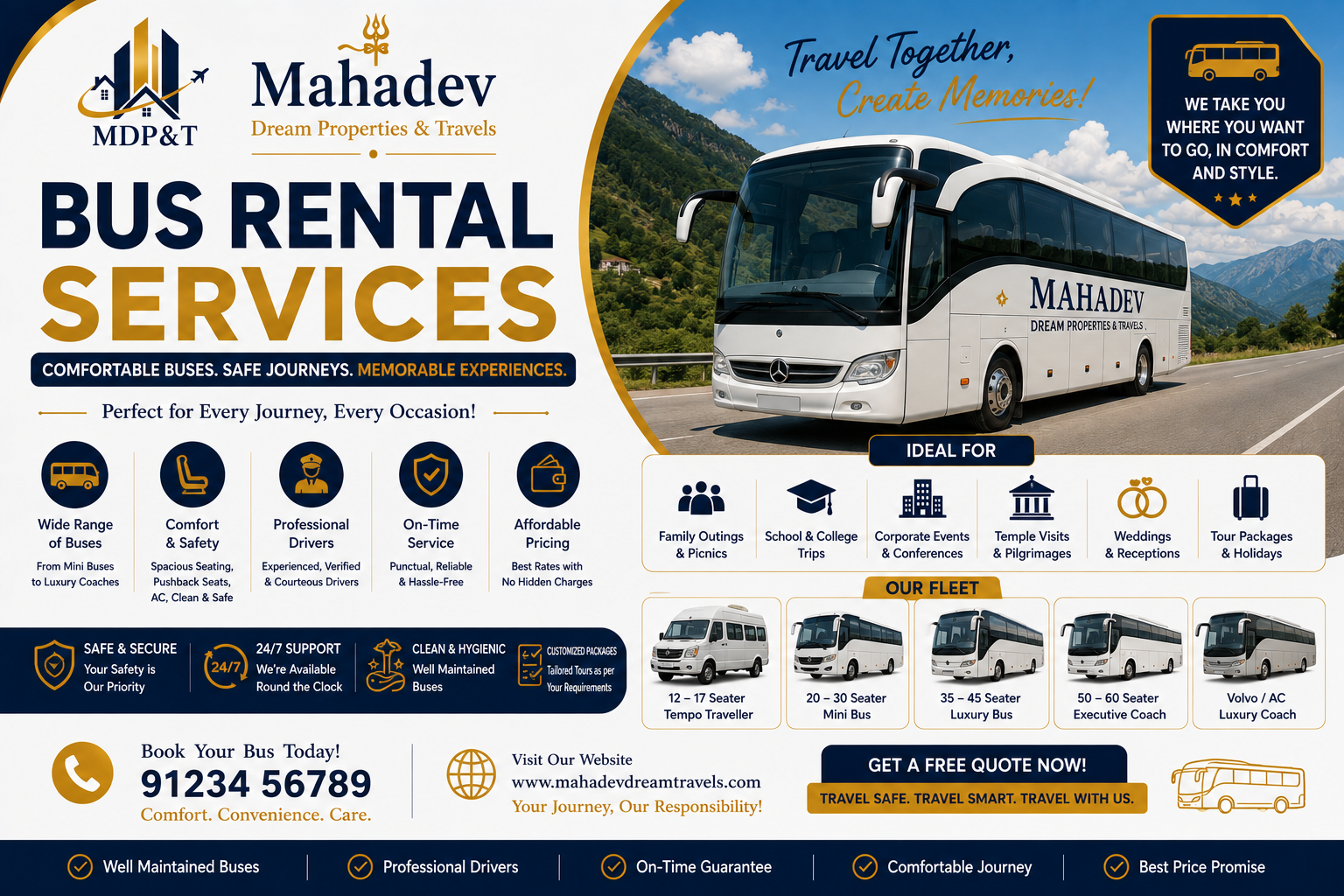 Bus Rental Services